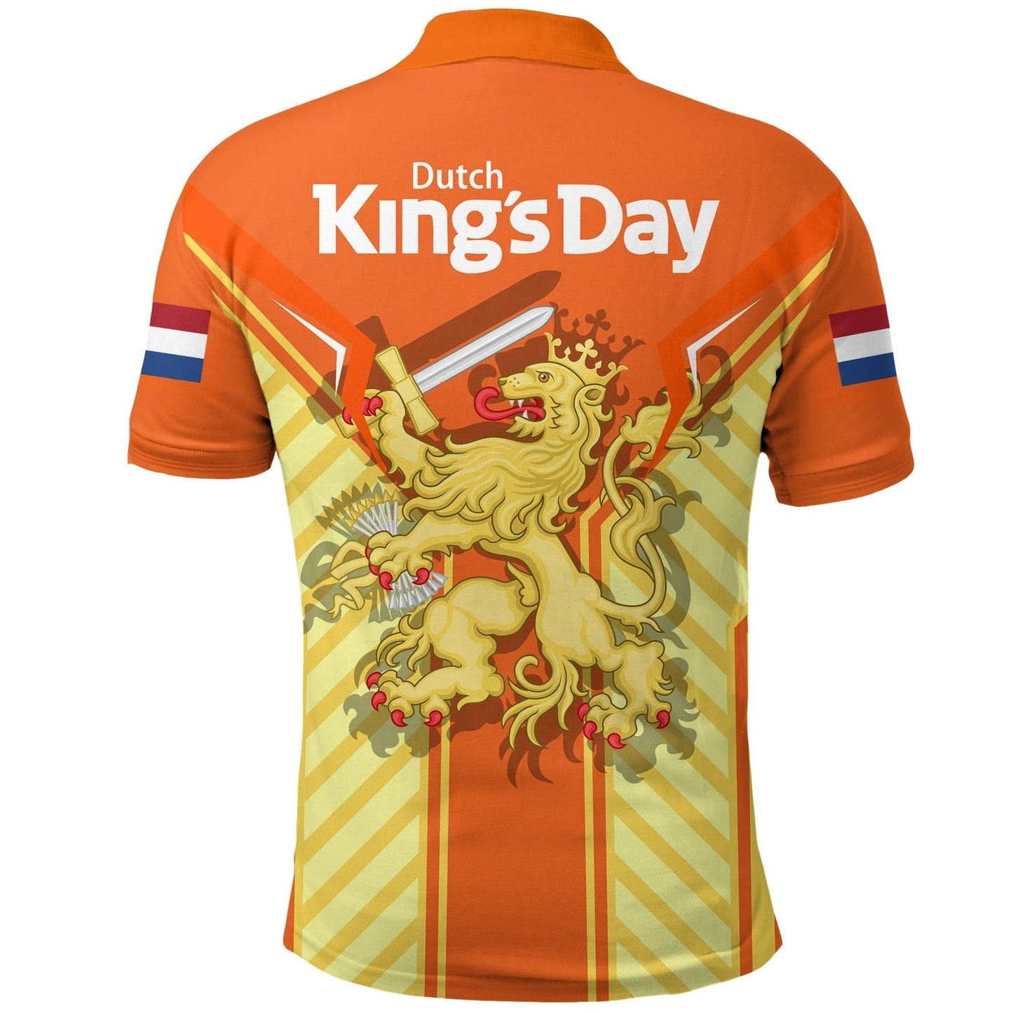 Netherlands Lion Coat Of Arms Kings Day Polo Shirt