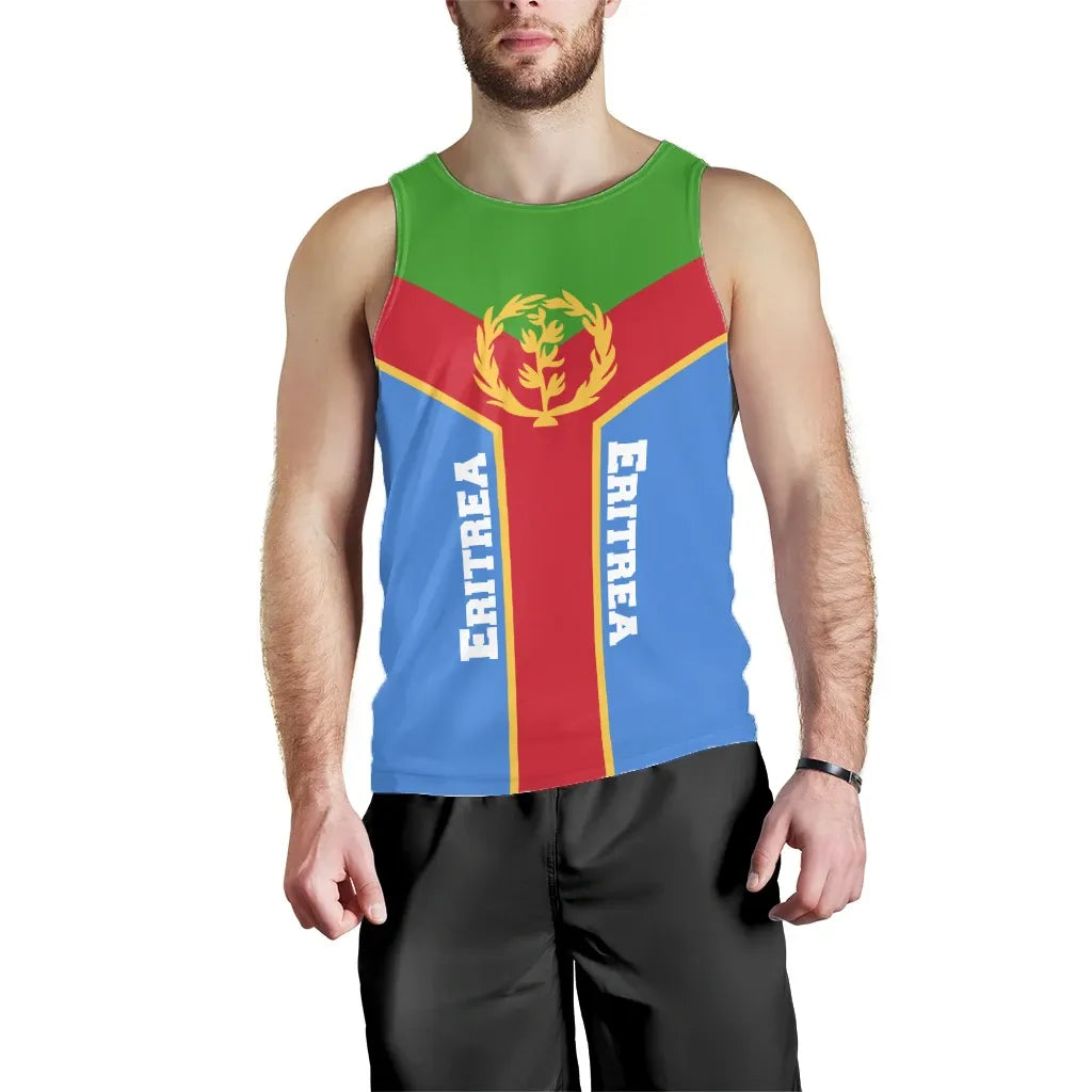 Eritrea Tank Top, Eritrea Rising Coat Of Arms