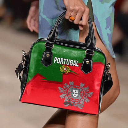 Portugal Shoulder Handbag Coat Of Arms New Style