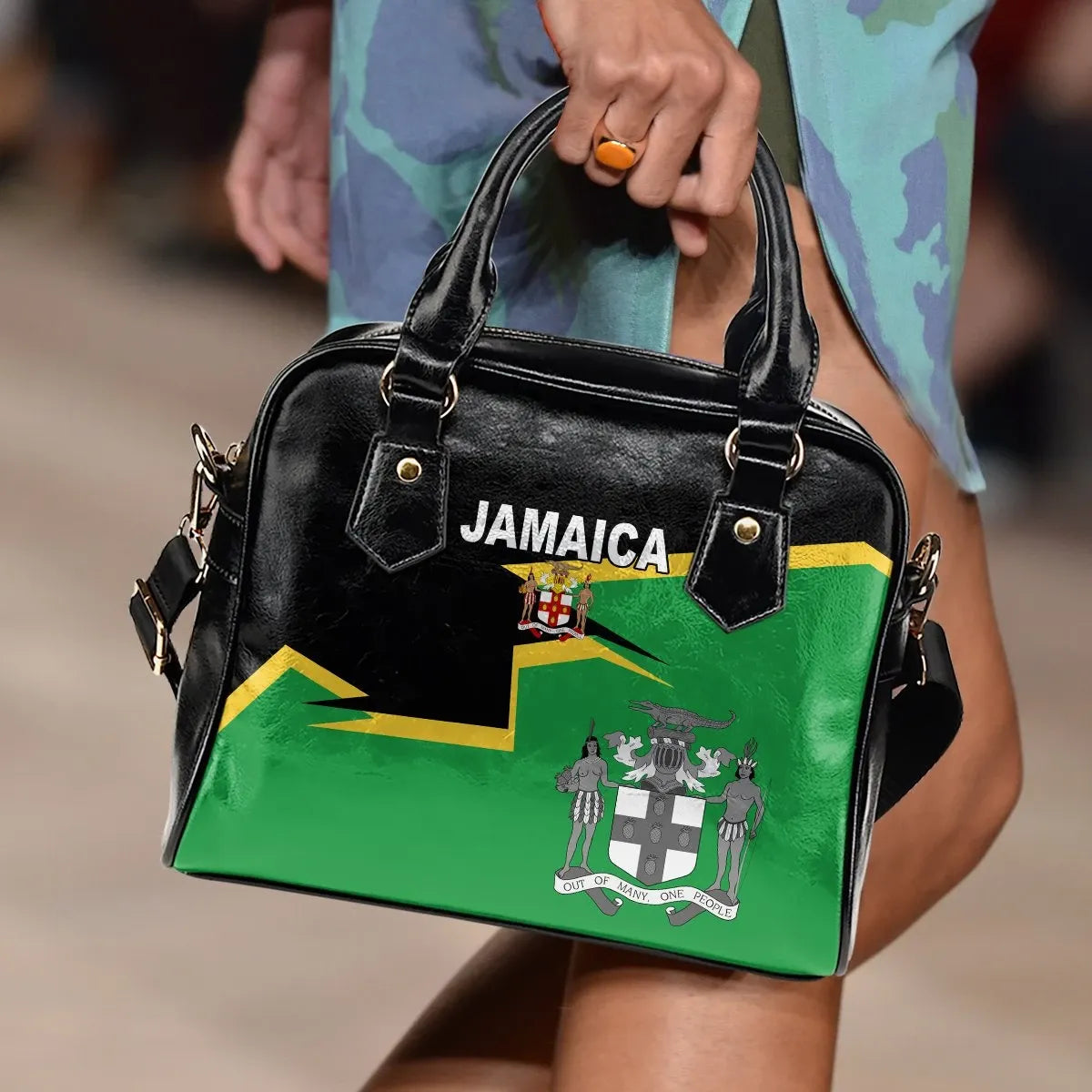 Jamaica Shoulder Handbag Coat Of Arms New Style