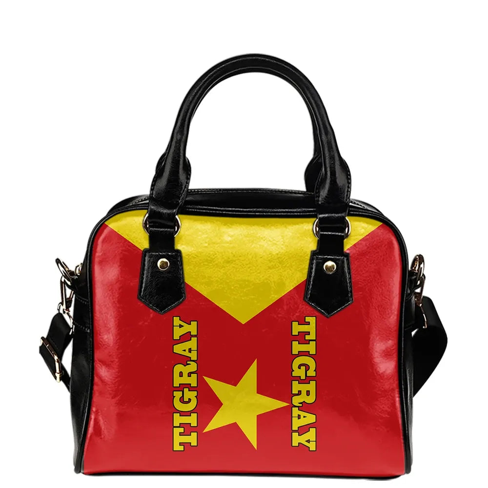 Tigray Shoulder Handbag Tigray Rising Coat Of Arms