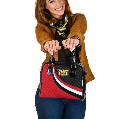 Yemen Shoulder Handbag Yemen Coat Of Arms And Flag Color