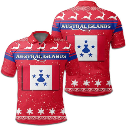Christmas Australia Yellow Coat Of Arms Polo Shirt
