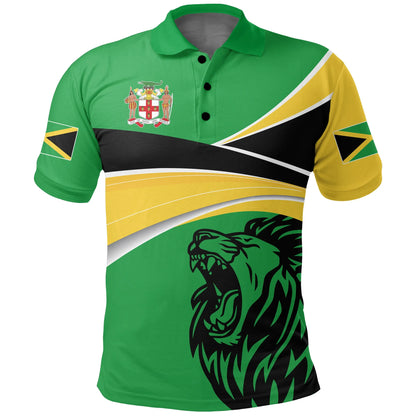 Jamaica Polo Shirt Jamaica Strong Flag