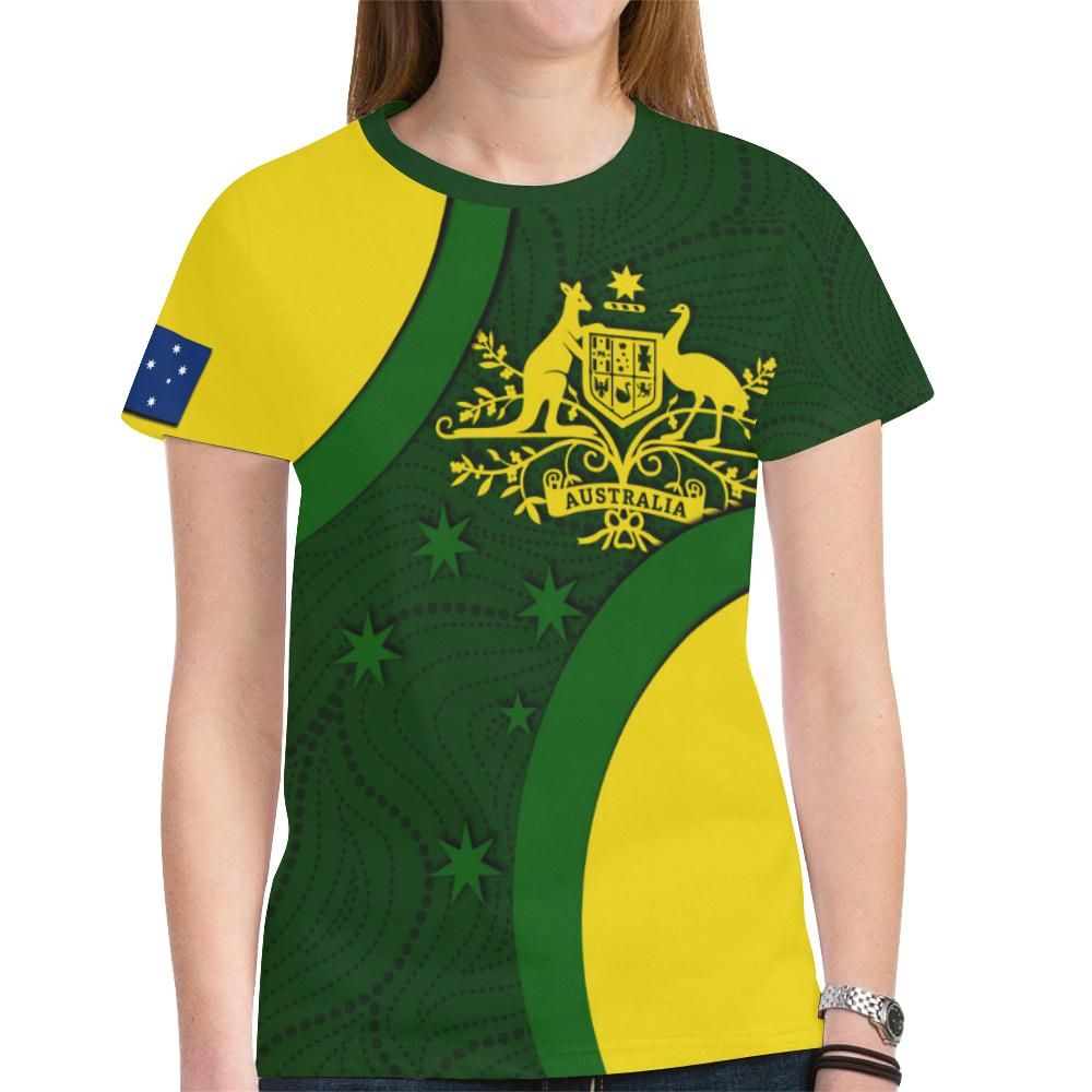 Australia T Shirt Australia Coat Of Arms T Shirt National Colors