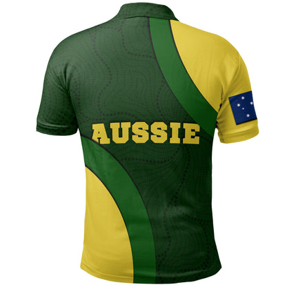 Australia Polo Shirt Australia Coat of Arms Shirt National Colors Unisex