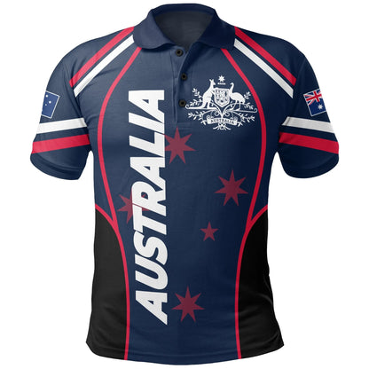 Australia Polo Shirt Australian Coat Of Arms Shirt Unisex