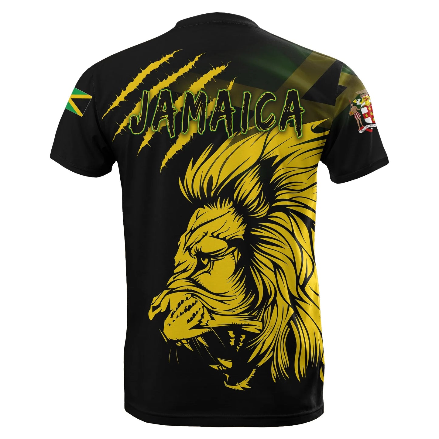 Jamaica T Shirt Lion Coat Of Arms T