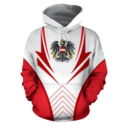 Australia Hoodie Coat Of Arms Unisex Printed Zip Hoodie