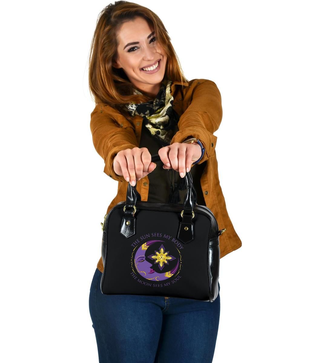 Celticone Wicca Shoulder Handbag The Moon Sees My Soul