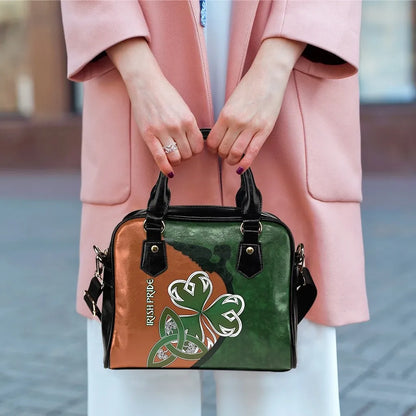 Ireland Shoulder Handbag Irish Shamrock Irish Pride