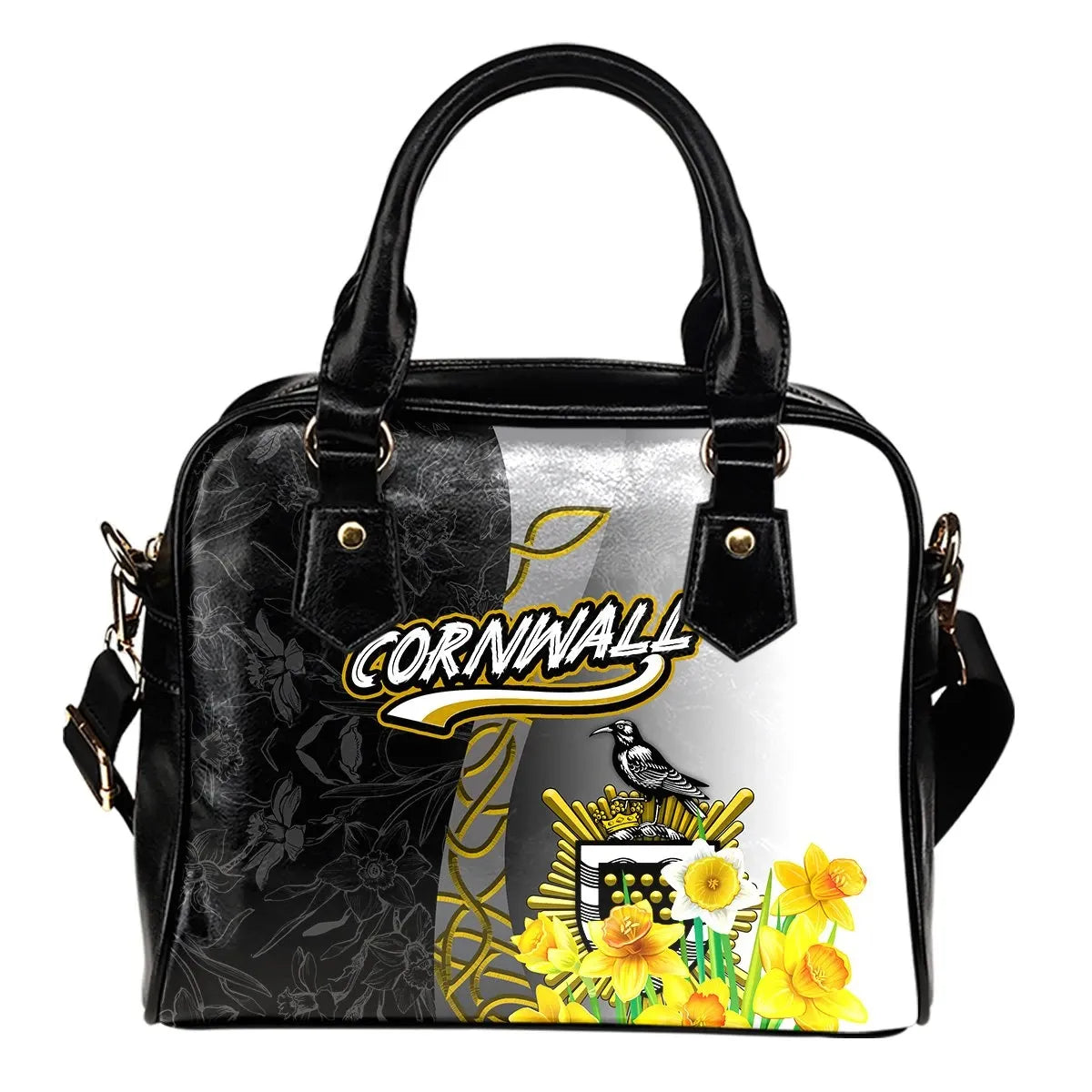 Cornwall Celtic Shoulder Handbag Daffodil With Seal
