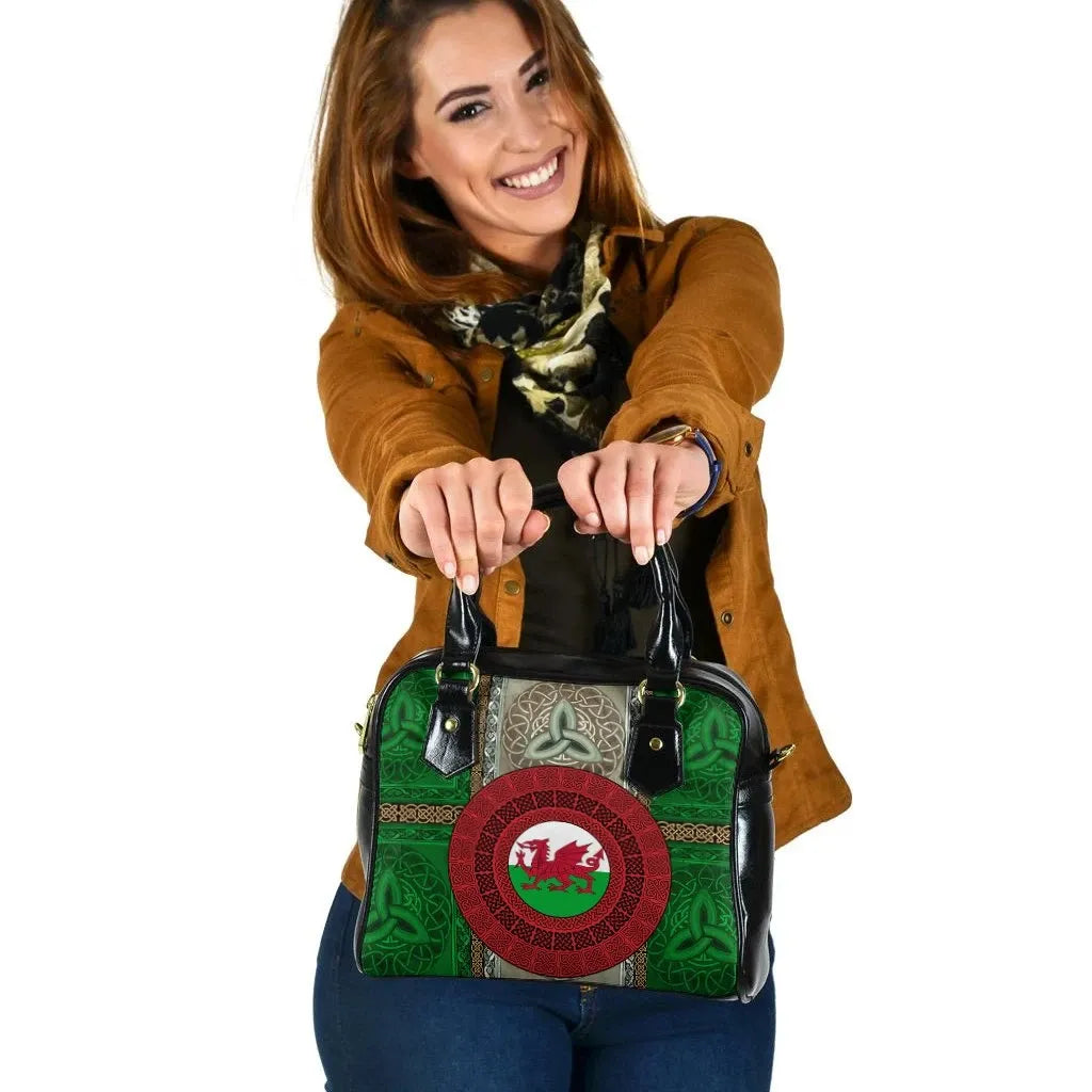 Celticone Shoulder Handbag Unique Design With Dragon Wale