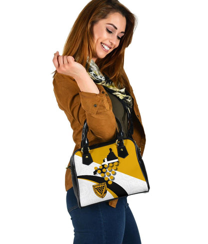 Cornwall Celtic Shoulder Handbag Cornish Flag With Duke Of Cornwall
