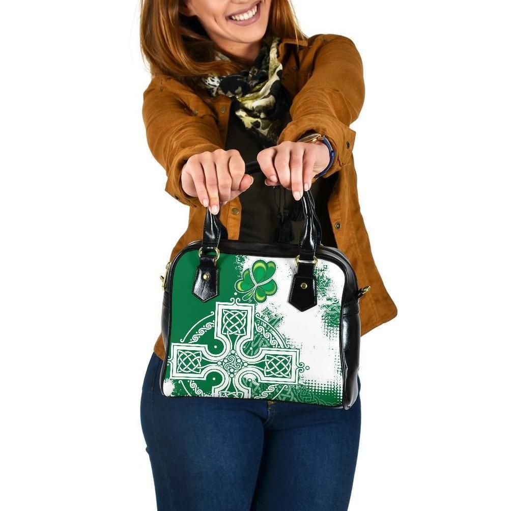 Ireland Celtic Shoulder Handbag Irish Celtic Cross