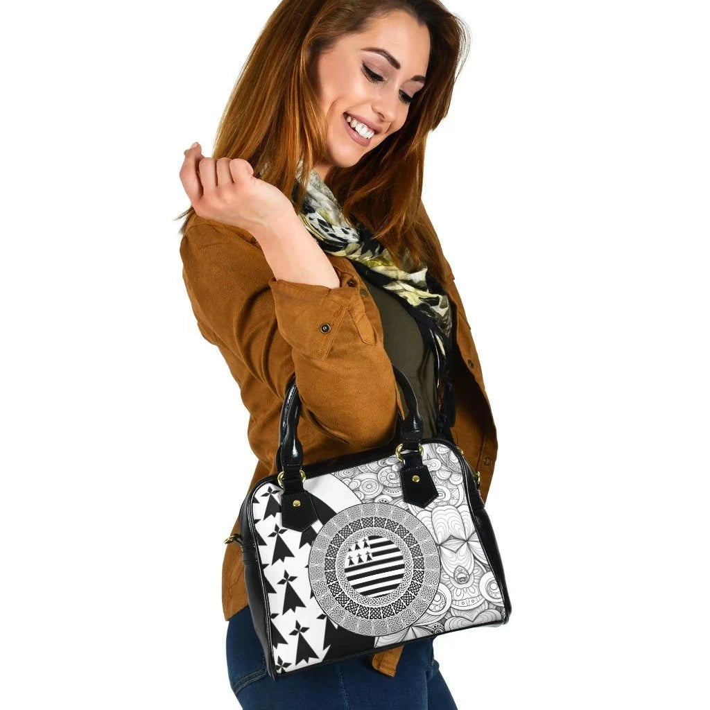 Celticone Shoulder Handbag Brittany White Style