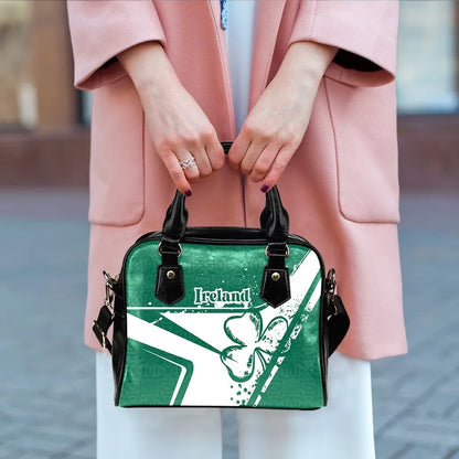 Ireland Shoulder Handbag Celtic Shamrock