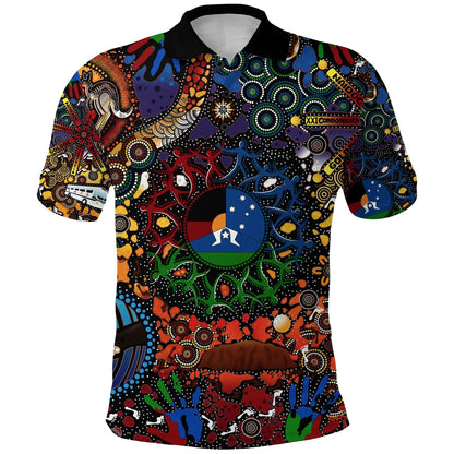 Australia Naidoc Week 2021 Polo Shirt Indigenous Be Proud