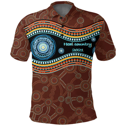 Australia Polo Shirt Naidoc Week 2021 Heal Country