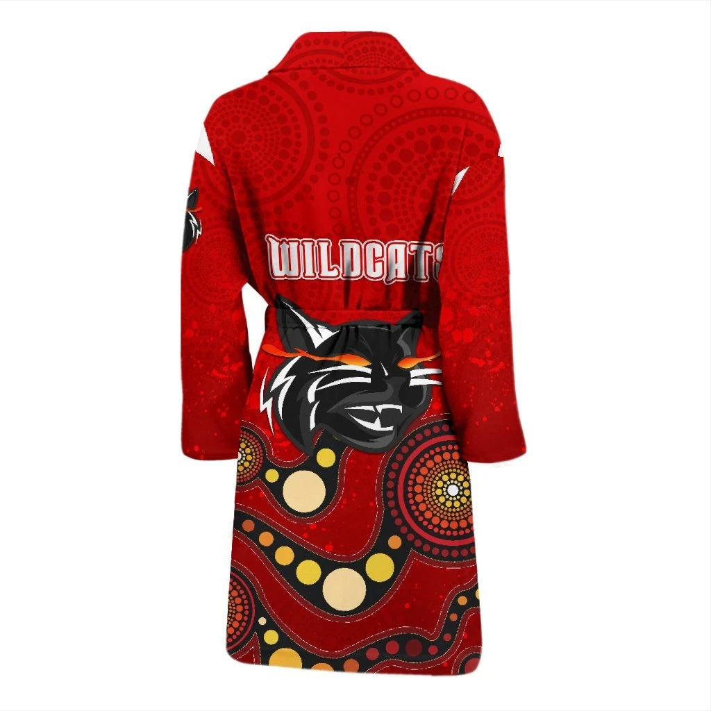 Perth Wildcats Men's Bath Robe Indigenous