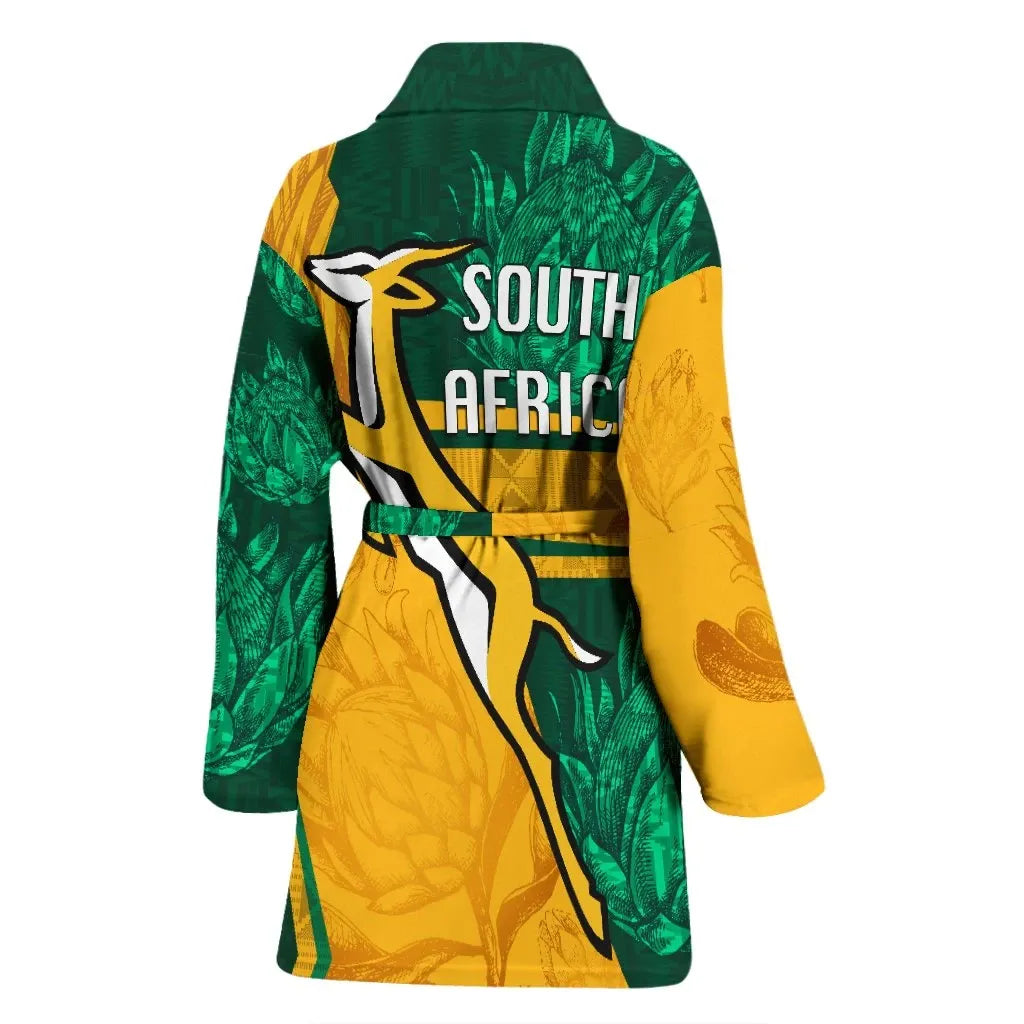 South Africa Women's Bath Robe Springboks Rugby Be Fancy