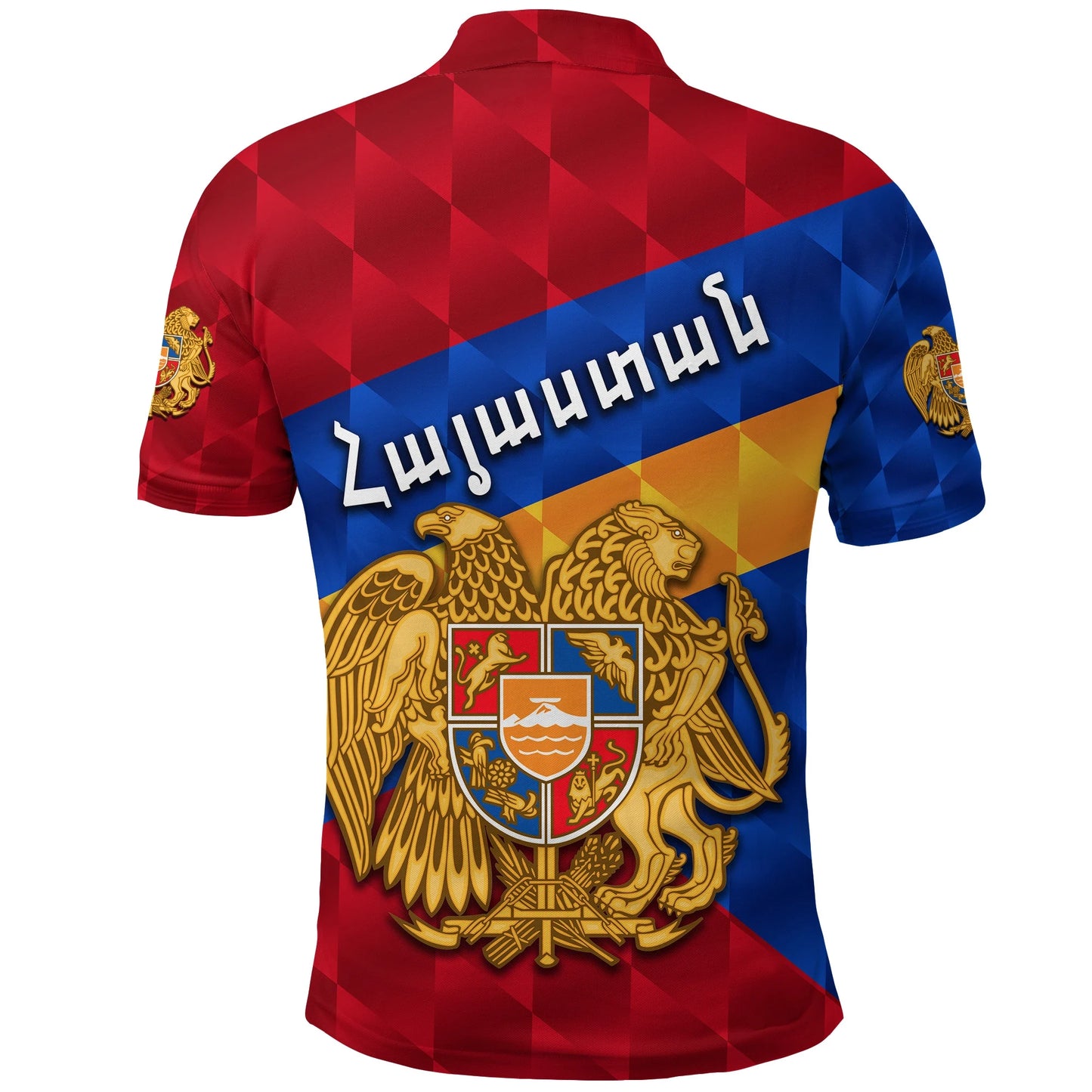 Armenia Polo Shirt Sporty Style