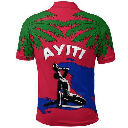 Coat of Arms Haiti Polo Shirt Le Marron Inconnu