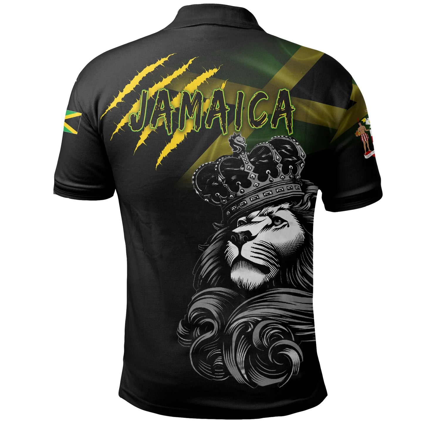 Jamaica Polo Shirt Lion Crown T