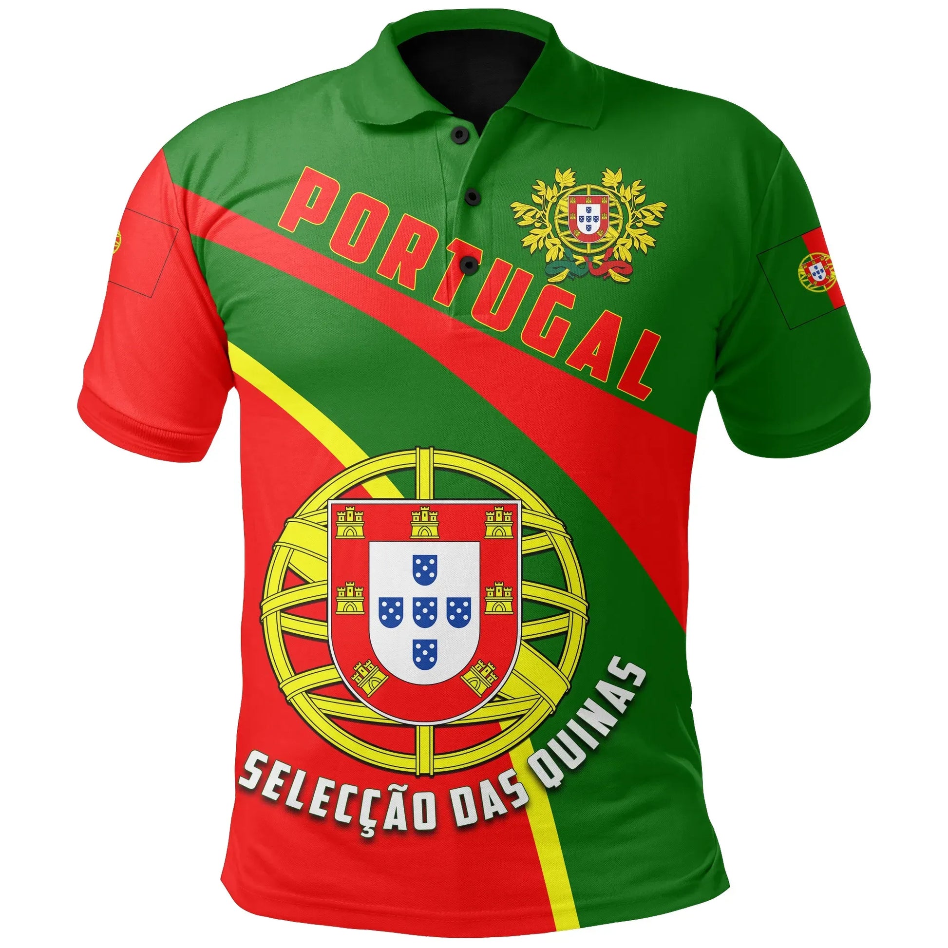 Portugal All Over Print Polo Shirt A Seleção Football Style T