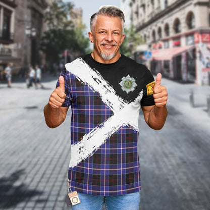 Printivon Dunlop Clan T Shirt Scotland Coat Of Arms Tartan Pattern