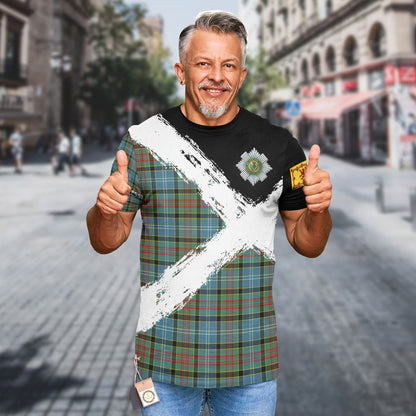 Printivon Paisley Clan T Shirt Scotland Coat Of Arms Tartan Pattern