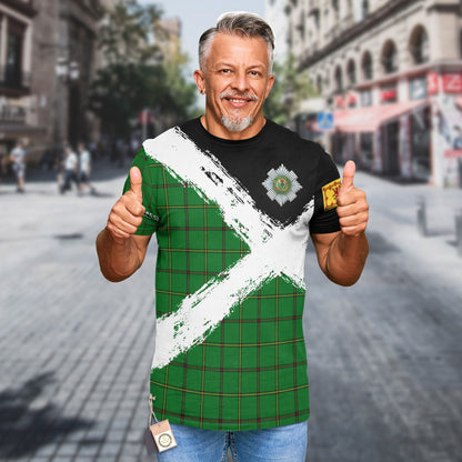 Printivon Don Clan T Shirt Scotland Coat Of Arms Tartan Pattern