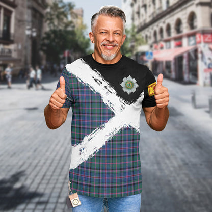 Printivon Cooper Clan T Shirt Scotland Coat Of Arms Tartan Pattern