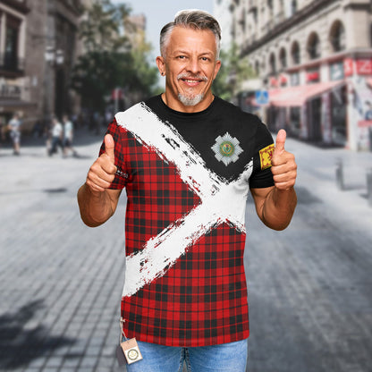 Printivon Hogg (or Hog) Clan T Shirt Scotland Coat Of Arms Tartan Pattern