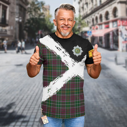 Printivon Crosbie Clan T Shirt Scotland Coat Of Arms Tartan Pattern