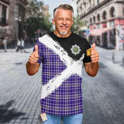 Printivon Ochterlony Clan T Shirt Scotland Coat Of Arms Tartan Pattern
