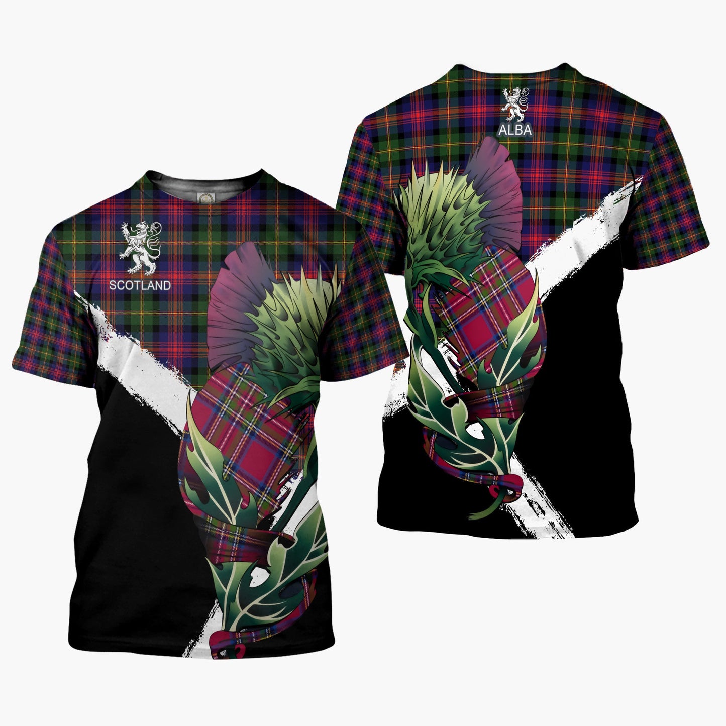 Printivon Logan Clan T Shirt Scottish Thistle Gift