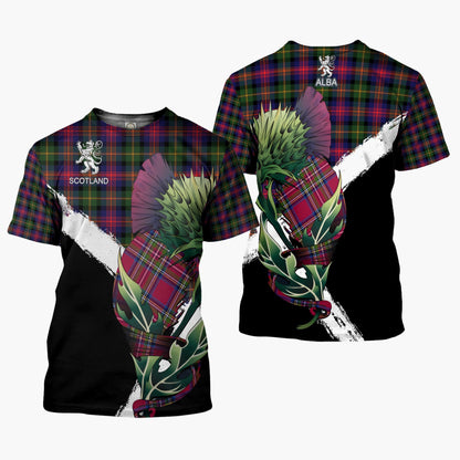 Printivon Logan Clan T Shirt Scottish Thistle Gift