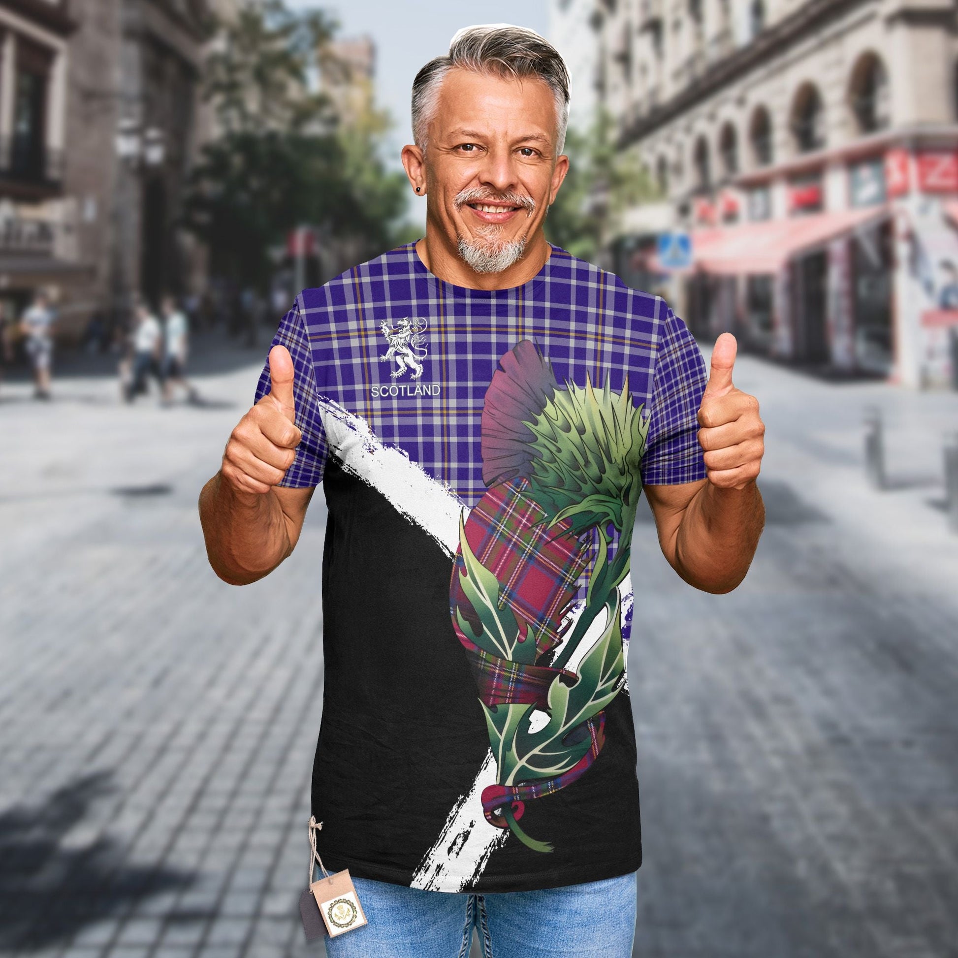 Printivon Ochterlony Clan T Shirt Scottish Thistle Gift