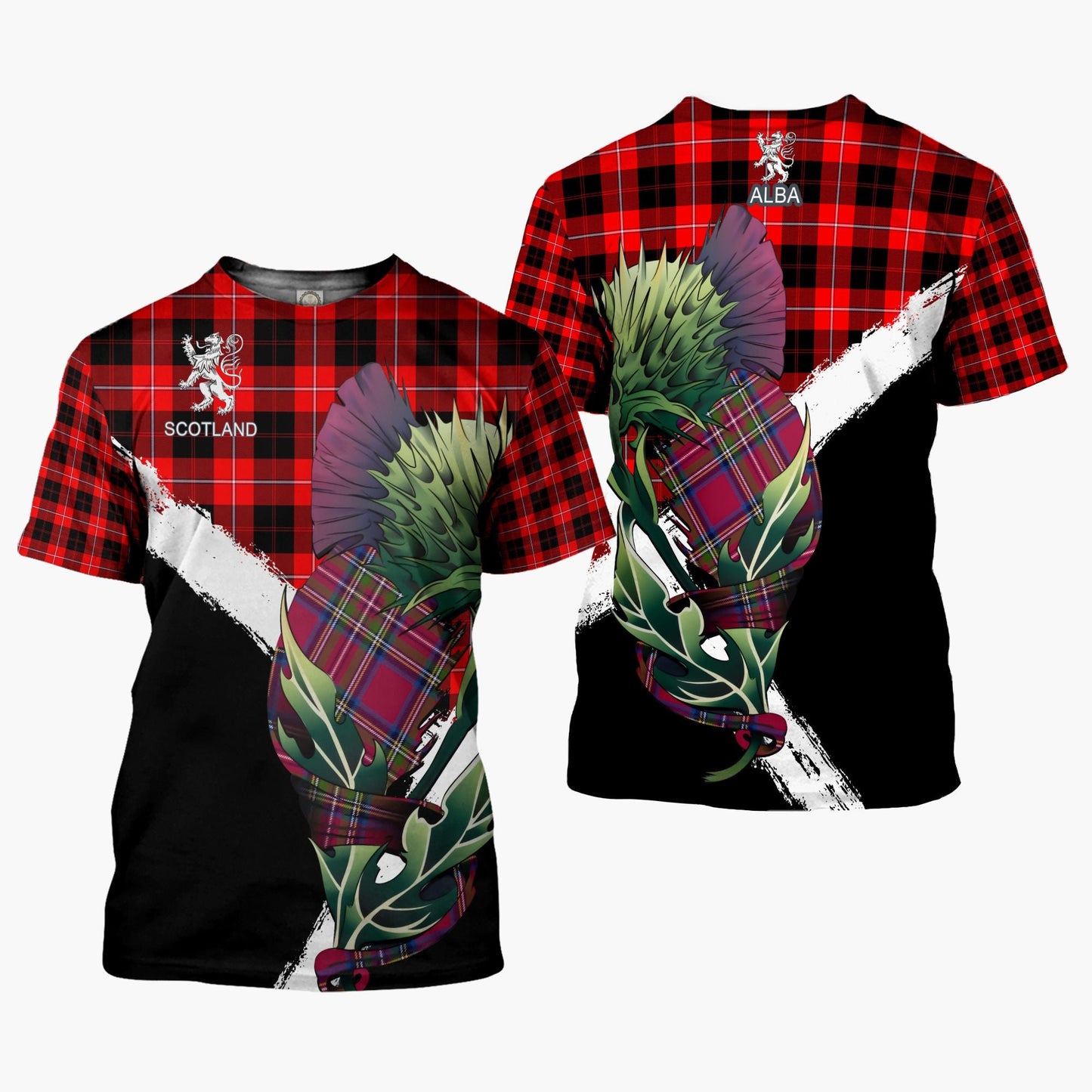 Printivon Cunningham Clan T Shirt Scottish Thistle Gift