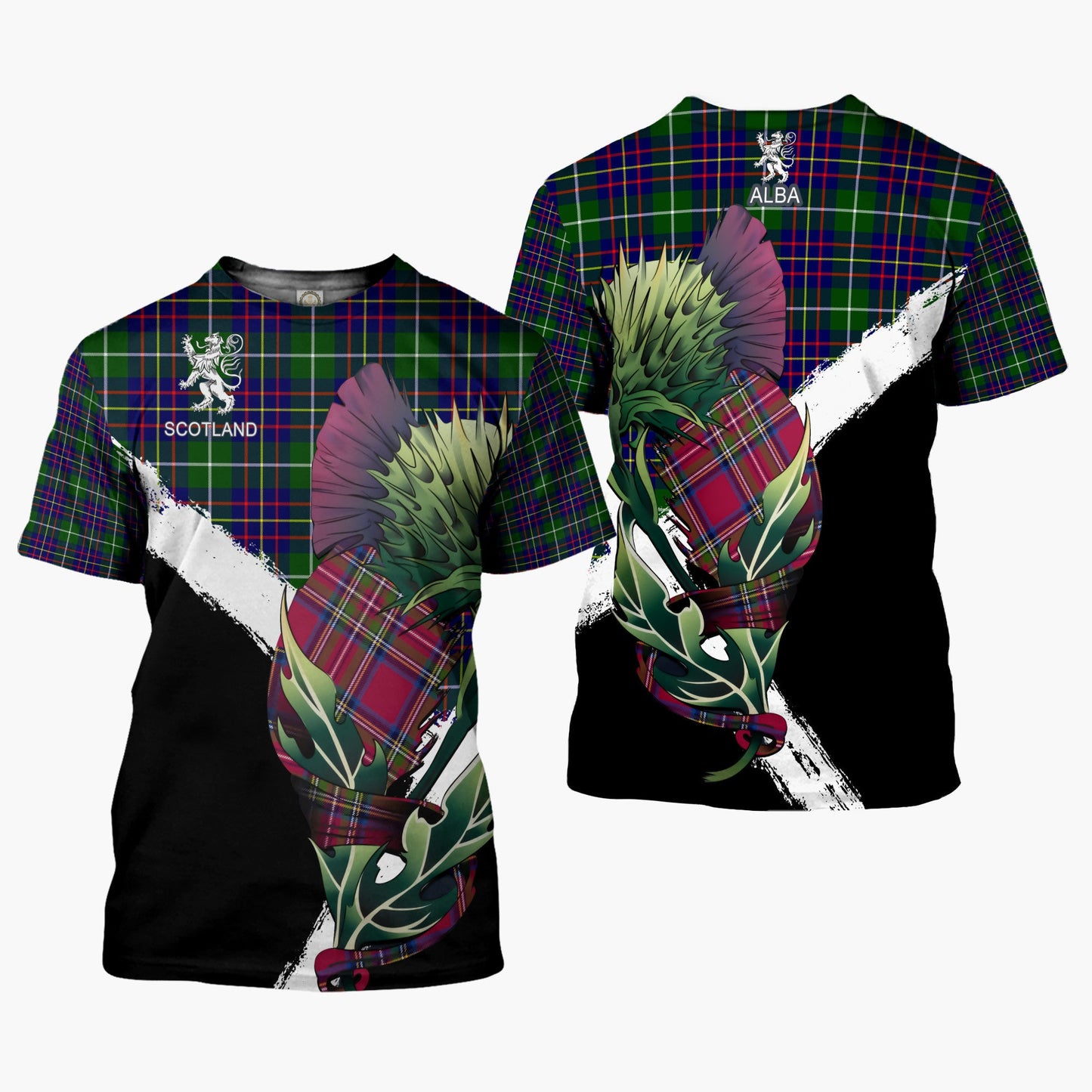 Printivon Inglis Clan T Shirt Scottish Thistle Gift