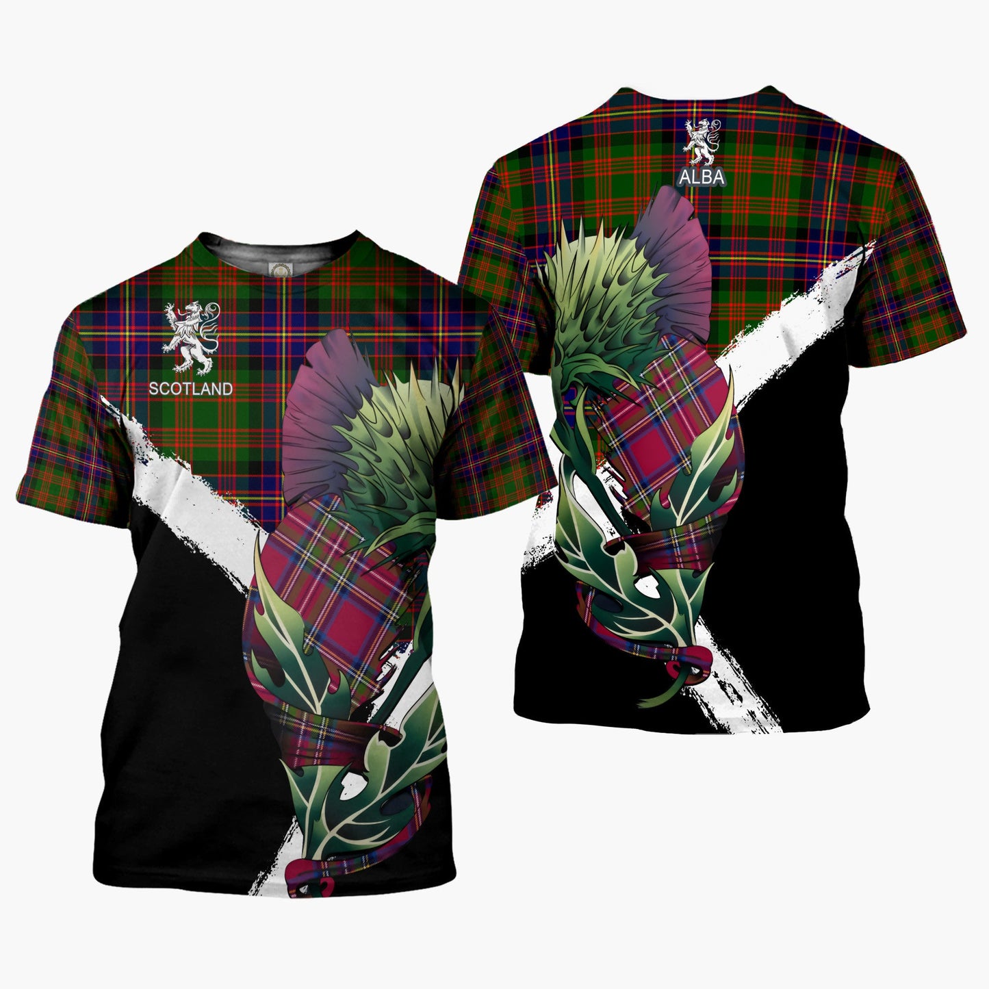 Printivon Cochrane Clan T Shirt Scottish Thistle Gift