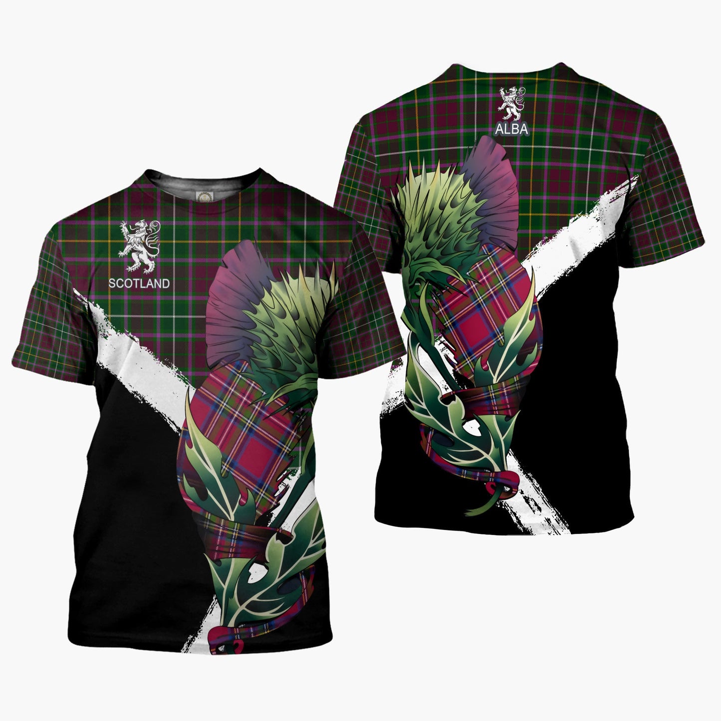 Printivon Crosbie Clan T Shirt Scottish Thistle Gift