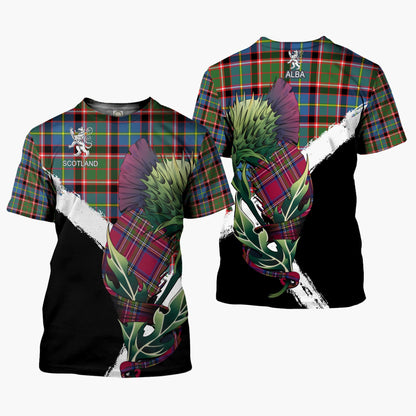 Printivon Glass Clan T Shirt Scottish Thistle Gift