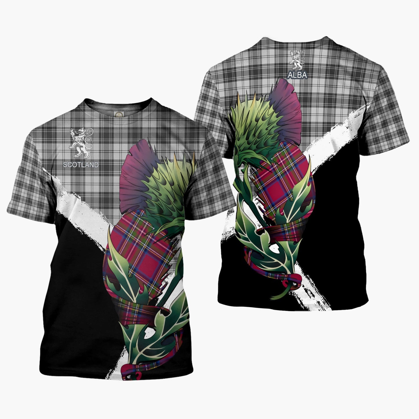 Printivon Glendinning Clan T Shirt Scottish Thistle Gift