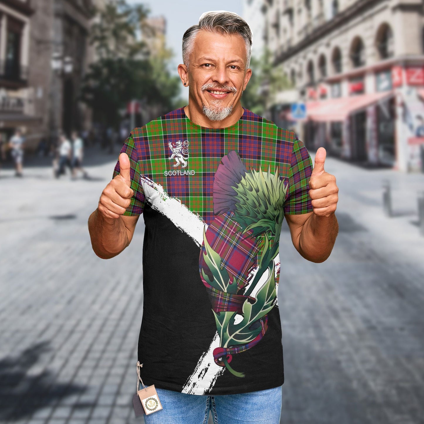 Printivon MacDonald Clan Ranald Clan T Shirt Scottish Thistle Gift