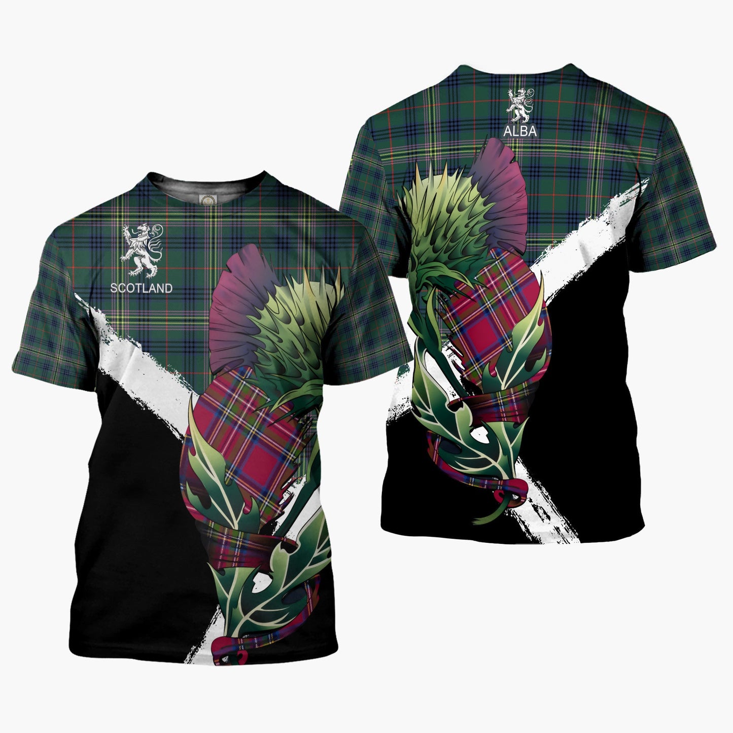 Printivon Kennedy Clan T Shirt Scottish Thistle Gift