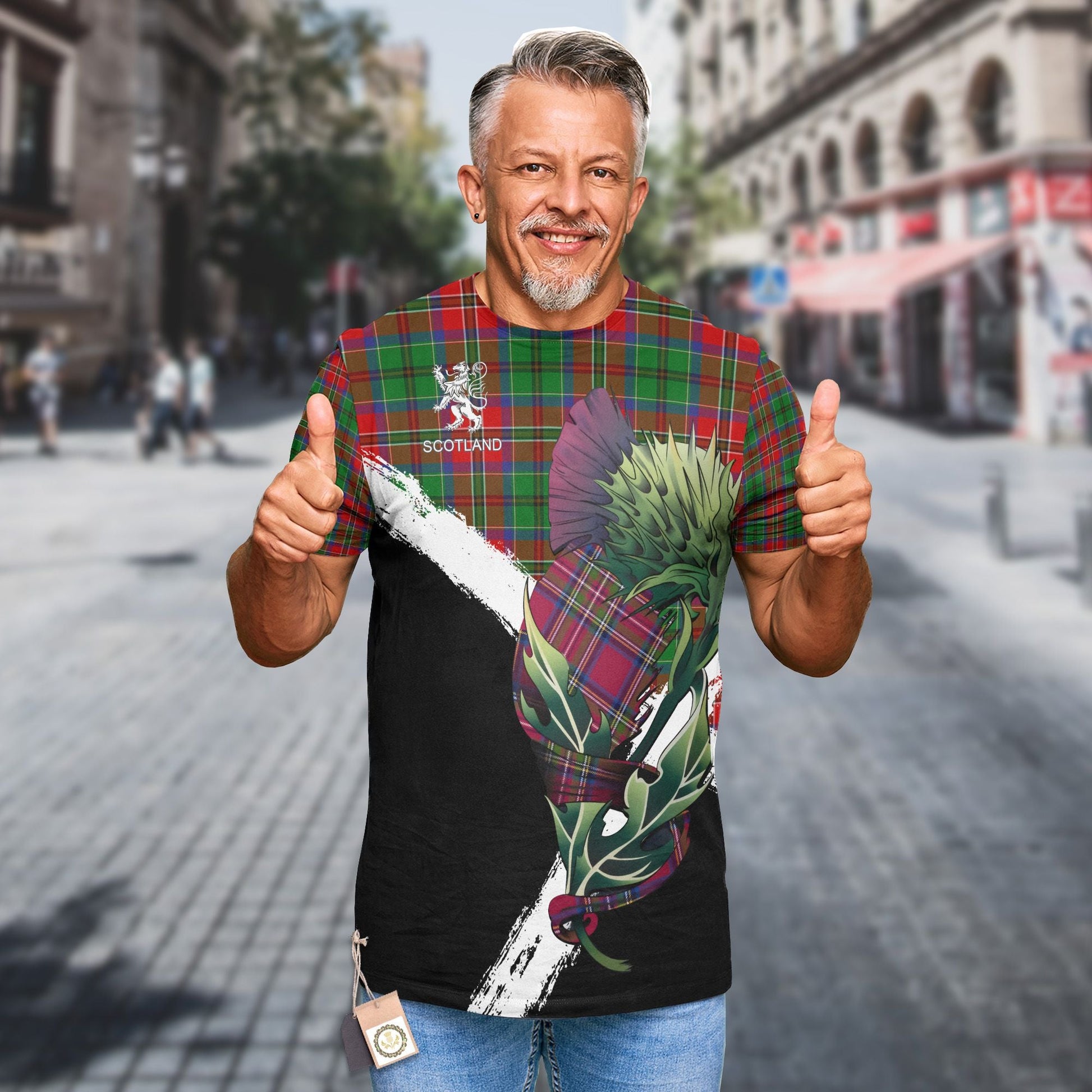 Printivon MacCulloch McCulloch Clan T Shirt Scottish Thistle Gift