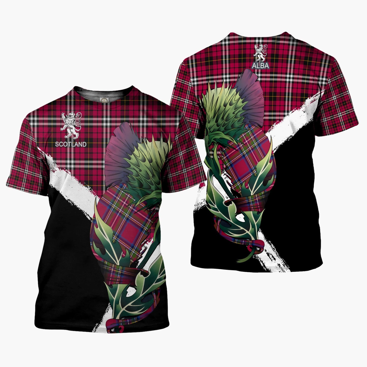 Printivon Little Clan T Shirt Scottish Thistle Gift