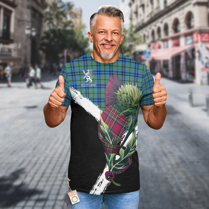 Printivon Falconer Clan T Shirt Scottish Thistle Gift
